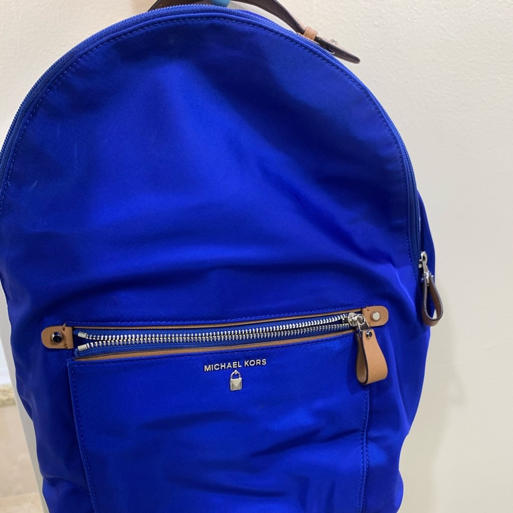 Beautiful blue Michael Kors book bag!!